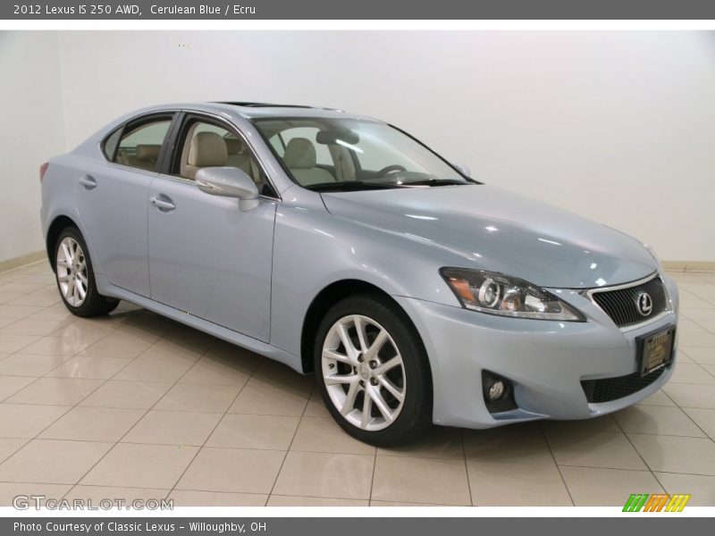 Cerulean Blue / Ecru 2012 Lexus IS 250 AWD