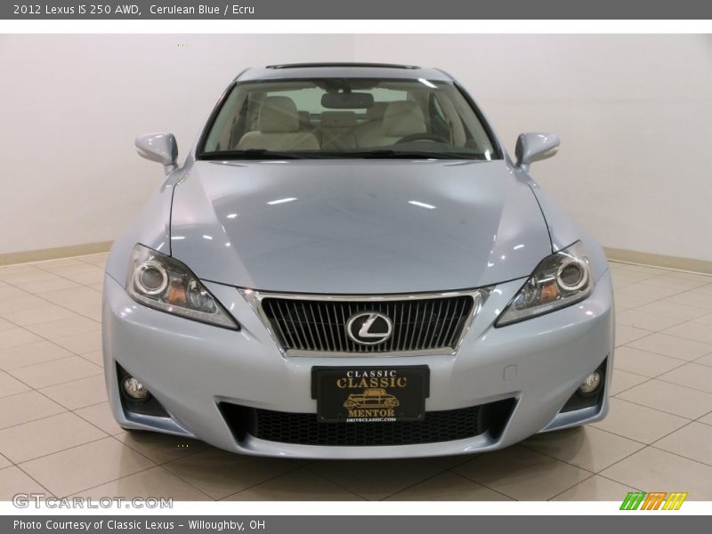 Cerulean Blue / Ecru 2012 Lexus IS 250 AWD