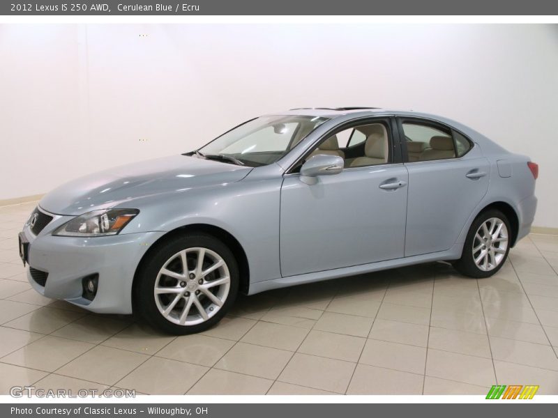 Cerulean Blue / Ecru 2012 Lexus IS 250 AWD