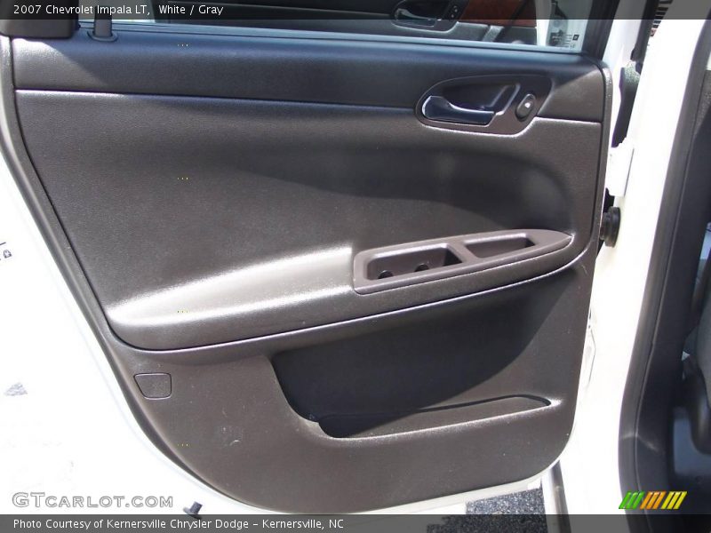 White / Gray 2007 Chevrolet Impala LT