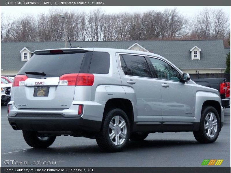 Quicksilver Metallic / Jet Black 2016 GMC Terrain SLE AWD