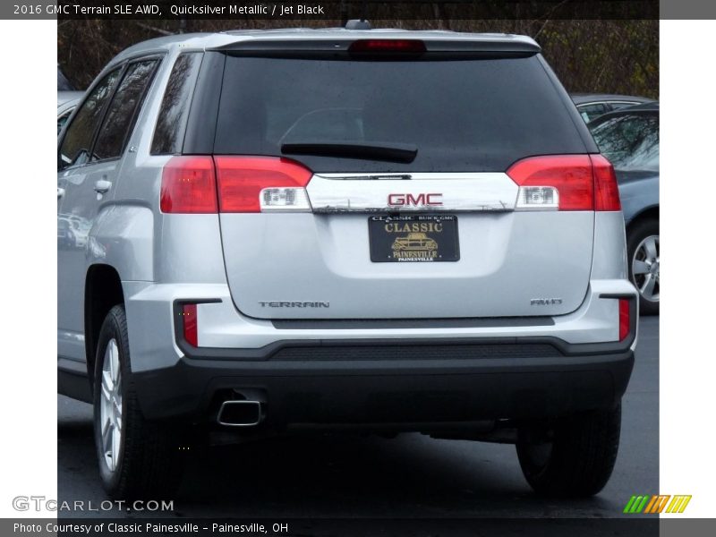Quicksilver Metallic / Jet Black 2016 GMC Terrain SLE AWD