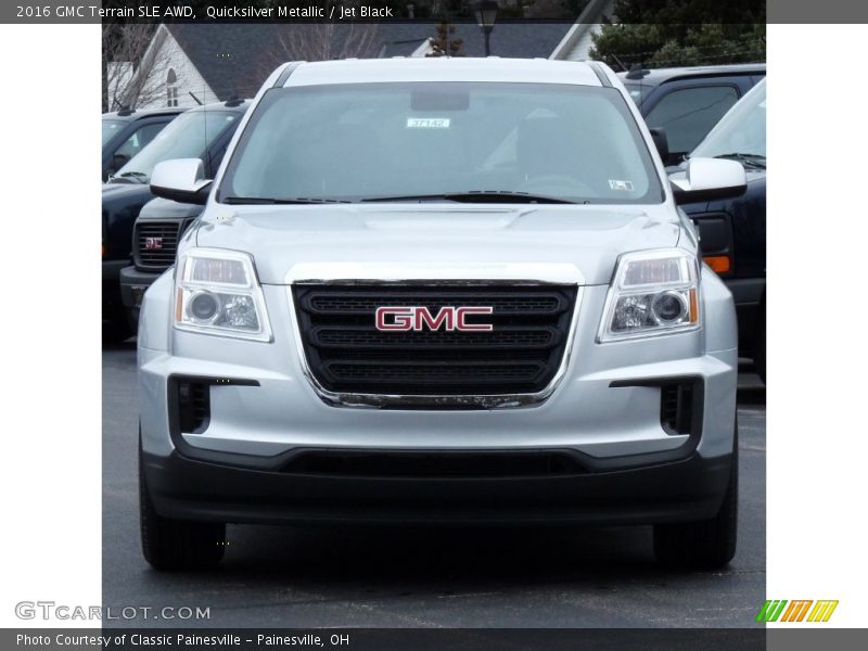 Quicksilver Metallic / Jet Black 2016 GMC Terrain SLE AWD
