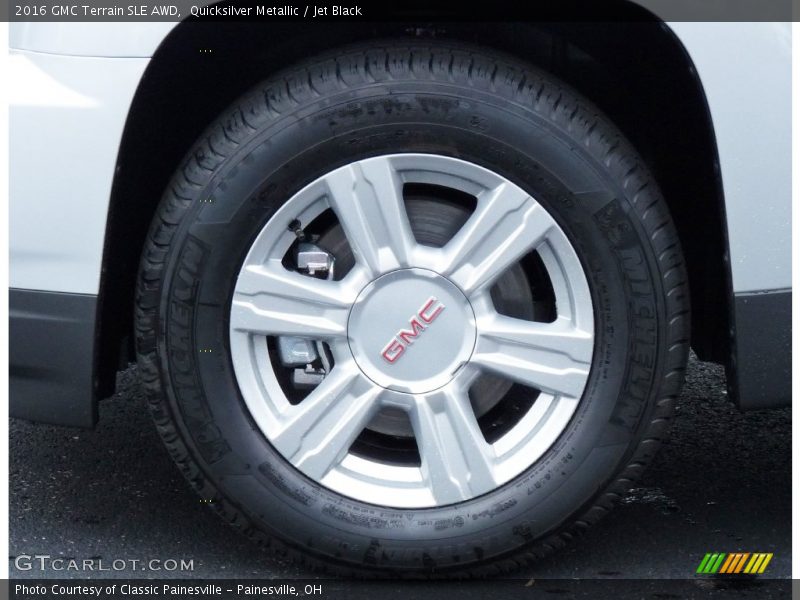 Quicksilver Metallic / Jet Black 2016 GMC Terrain SLE AWD