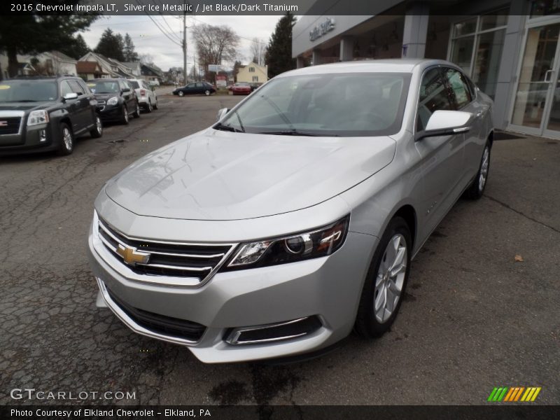 Silver Ice Metallic / Jet Black/Dark Titanium 2016 Chevrolet Impala LT