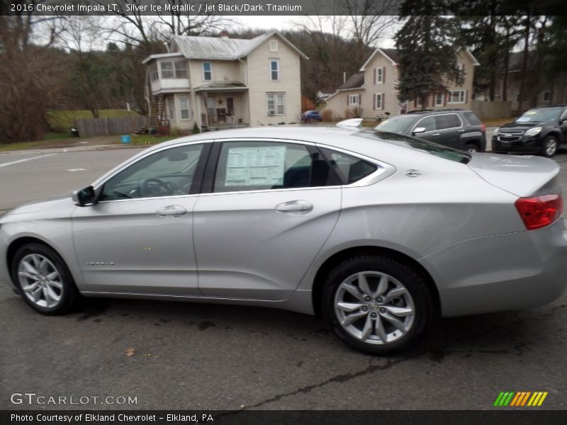 Silver Ice Metallic / Jet Black/Dark Titanium 2016 Chevrolet Impala LT