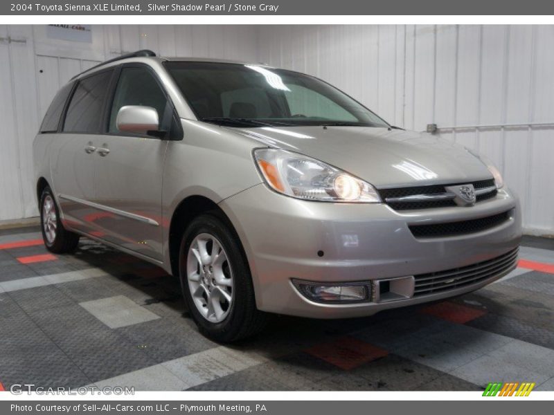 Silver Shadow Pearl / Stone Gray 2004 Toyota Sienna XLE Limited