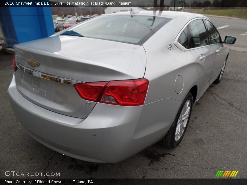 Silver Ice Metallic / Jet Black/Dark Titanium 2016 Chevrolet Impala LT