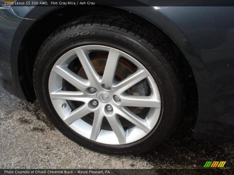 Flint Gray Mica / Ash Gray 2006 Lexus GS 300 AWD
