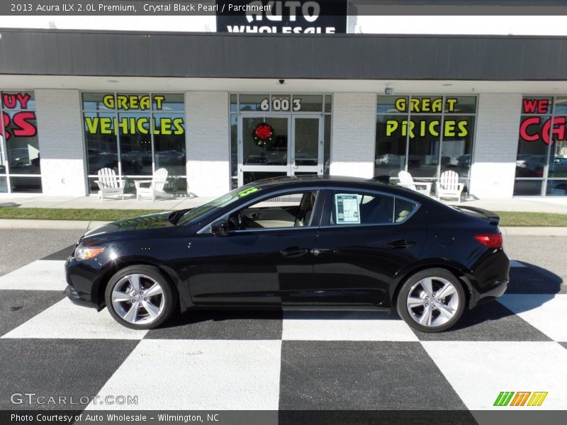 Crystal Black Pearl / Parchment 2013 Acura ILX 2.0L Premium