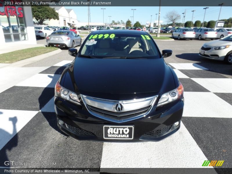 Crystal Black Pearl / Parchment 2013 Acura ILX 2.0L Premium