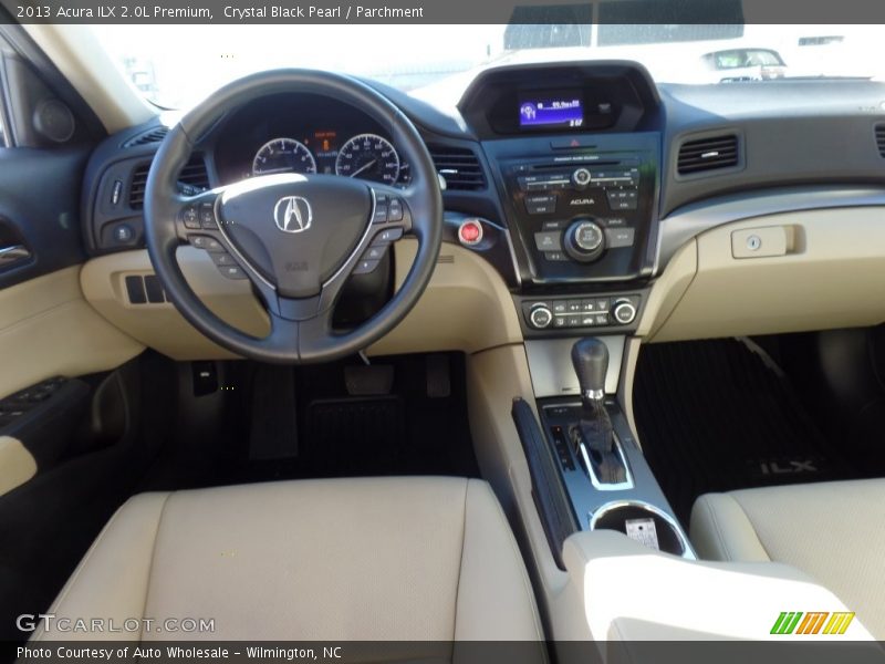 Crystal Black Pearl / Parchment 2013 Acura ILX 2.0L Premium