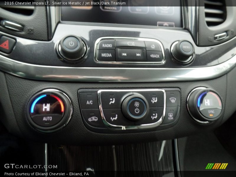 Controls of 2016 Impala LT