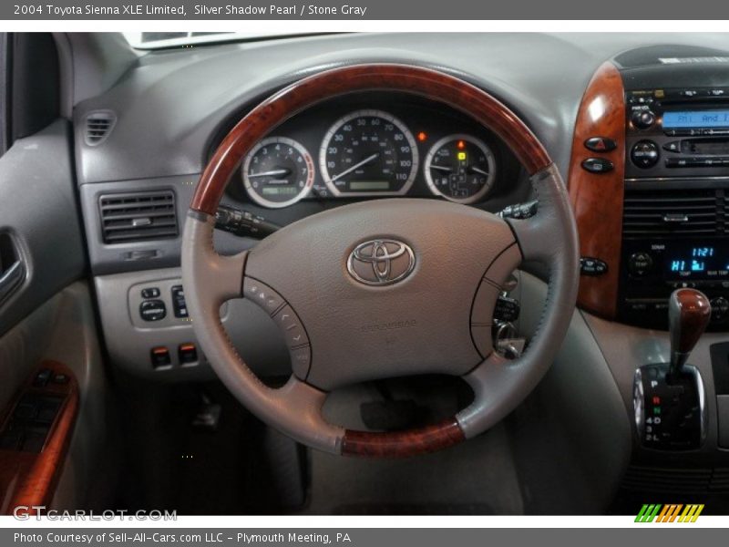 Silver Shadow Pearl / Stone Gray 2004 Toyota Sienna XLE Limited