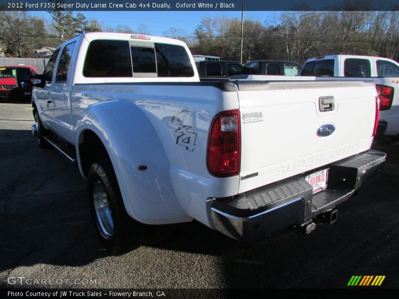 Oxford White / Black 2012 Ford F350 Super Duty Lariat Crew Cab 4x4 Dually
