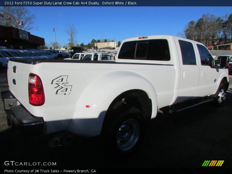 Oxford White / Black 2012 Ford F350 Super Duty Lariat Crew Cab 4x4 Dually