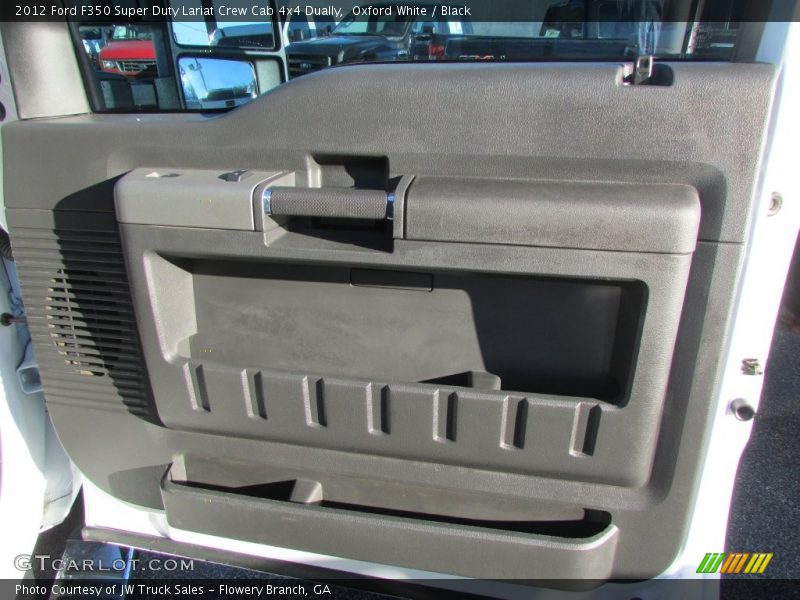 Oxford White / Black 2012 Ford F350 Super Duty Lariat Crew Cab 4x4 Dually