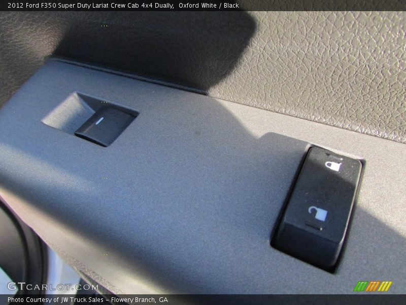 Oxford White / Black 2012 Ford F350 Super Duty Lariat Crew Cab 4x4 Dually