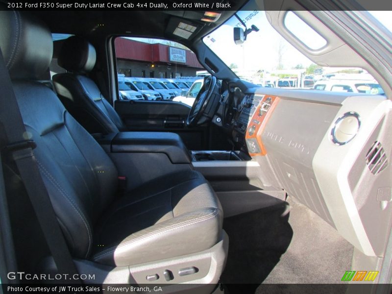 Oxford White / Black 2012 Ford F350 Super Duty Lariat Crew Cab 4x4 Dually