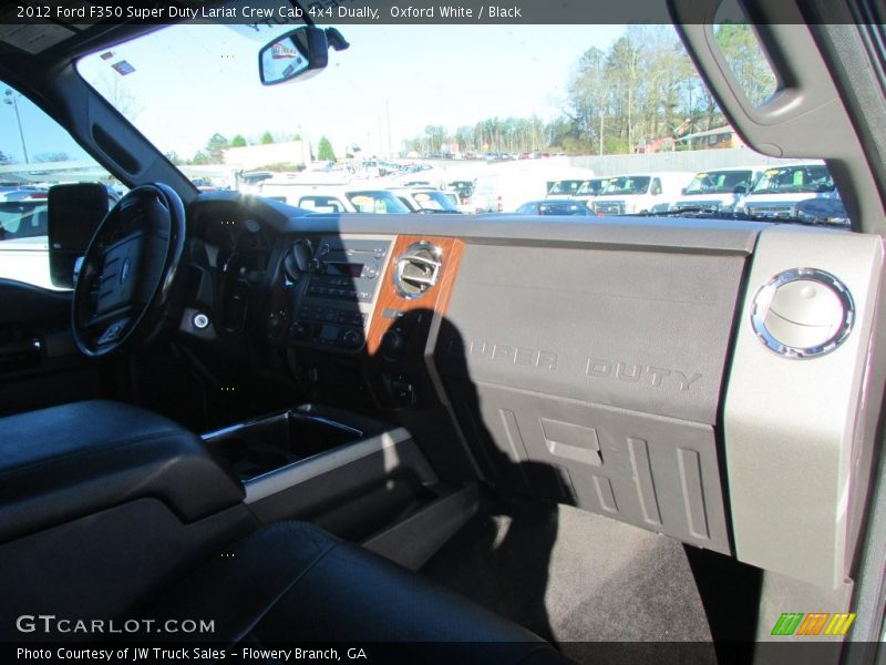 Oxford White / Black 2012 Ford F350 Super Duty Lariat Crew Cab 4x4 Dually