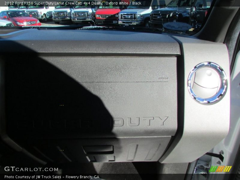 Oxford White / Black 2012 Ford F350 Super Duty Lariat Crew Cab 4x4 Dually