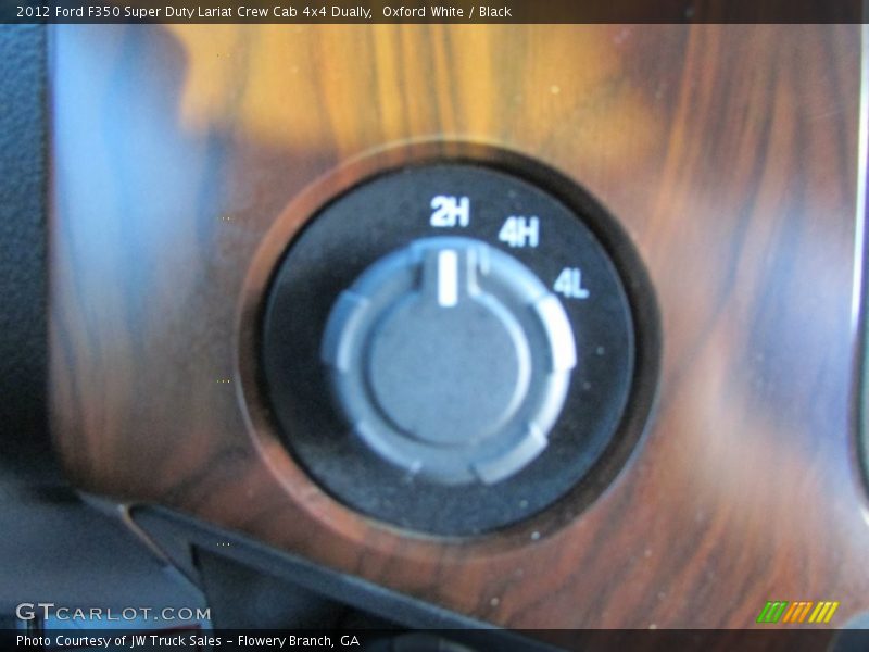 Oxford White / Black 2012 Ford F350 Super Duty Lariat Crew Cab 4x4 Dually