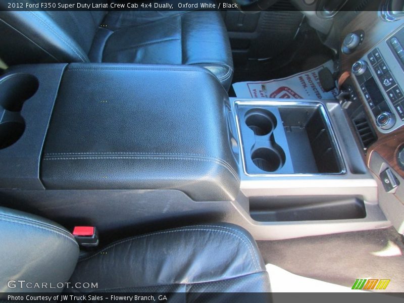 Oxford White / Black 2012 Ford F350 Super Duty Lariat Crew Cab 4x4 Dually