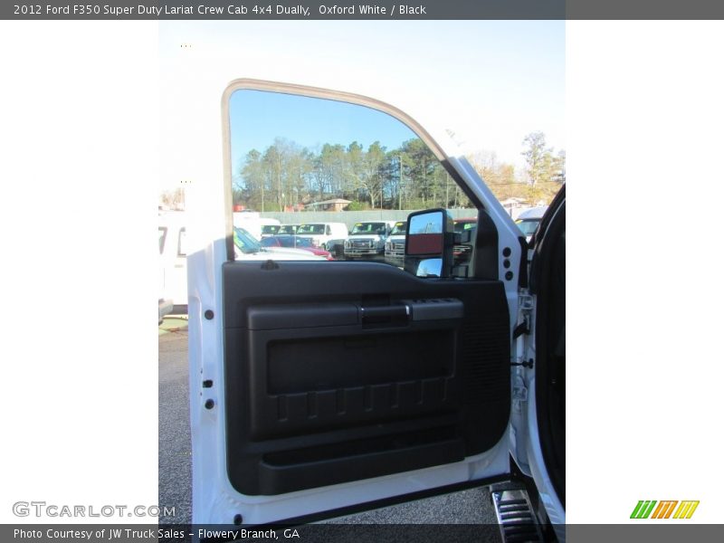 Oxford White / Black 2012 Ford F350 Super Duty Lariat Crew Cab 4x4 Dually