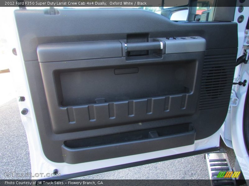 Oxford White / Black 2012 Ford F350 Super Duty Lariat Crew Cab 4x4 Dually