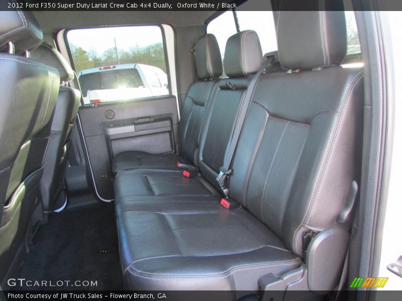 Oxford White / Black 2012 Ford F350 Super Duty Lariat Crew Cab 4x4 Dually