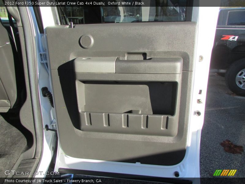Oxford White / Black 2012 Ford F350 Super Duty Lariat Crew Cab 4x4 Dually