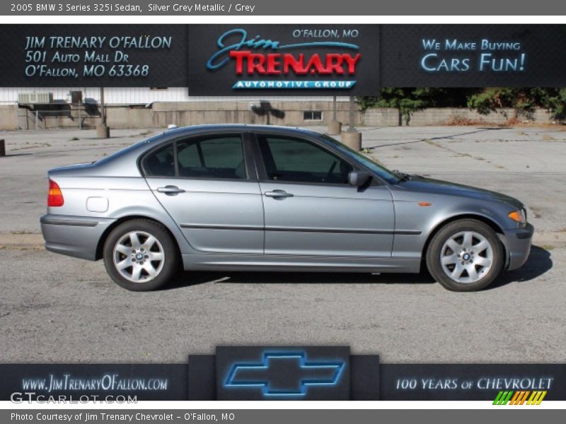 Silver Grey Metallic / Grey 2005 BMW 3 Series 325i Sedan