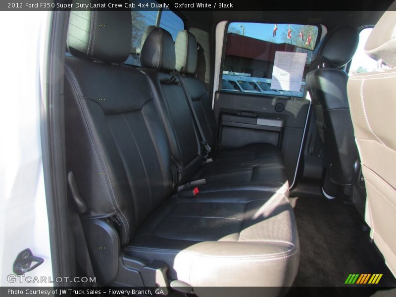 Oxford White / Black 2012 Ford F350 Super Duty Lariat Crew Cab 4x4 Dually