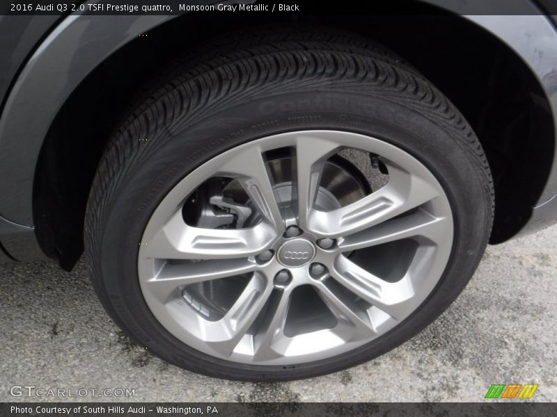 Monsoon Gray Metallic / Black 2016 Audi Q3 2.0 TSFI Prestige quattro