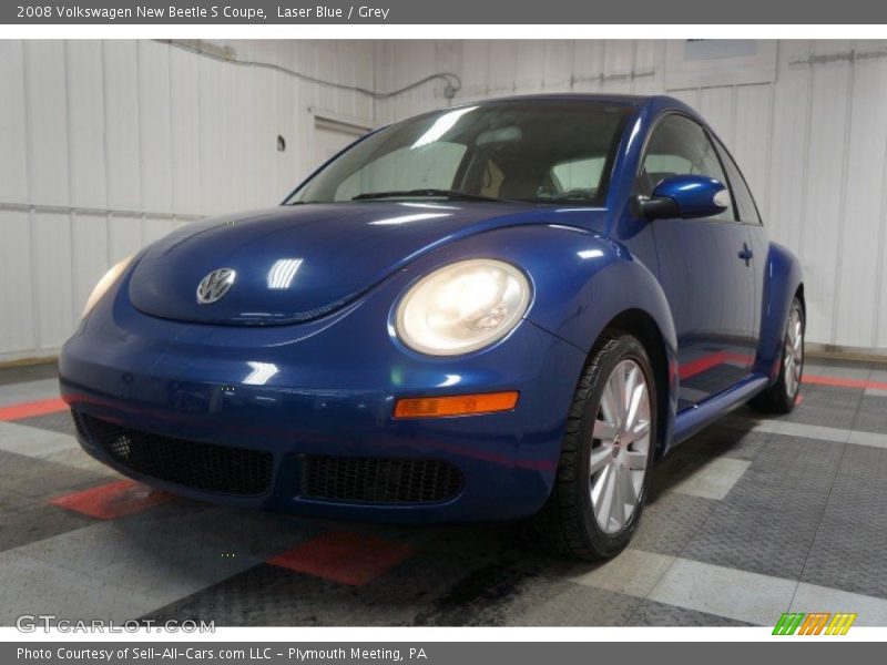 Laser Blue / Grey 2008 Volkswagen New Beetle S Coupe