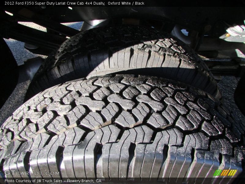 Oxford White / Black 2012 Ford F350 Super Duty Lariat Crew Cab 4x4 Dually