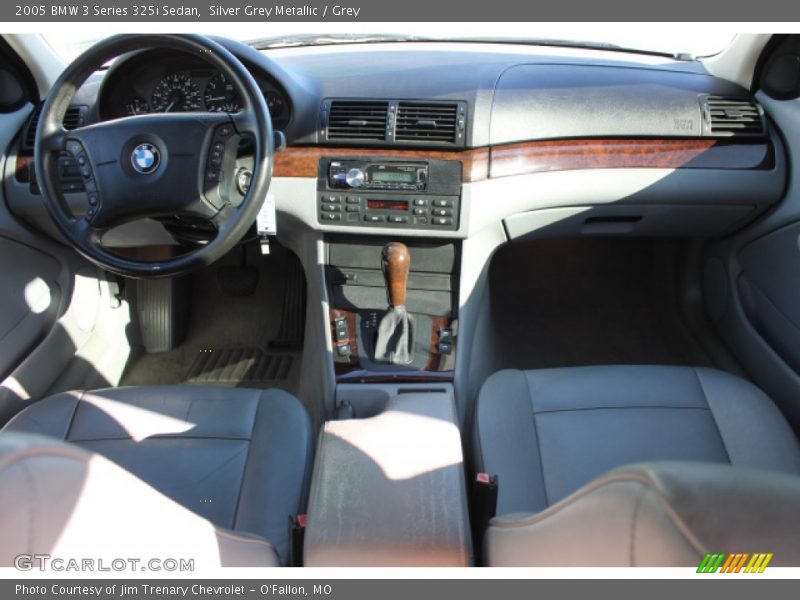 Silver Grey Metallic / Grey 2005 BMW 3 Series 325i Sedan