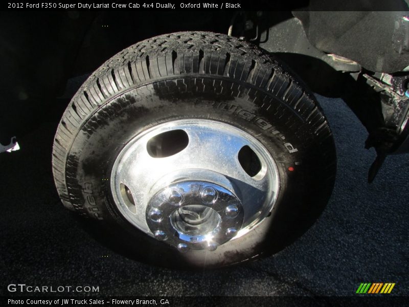 Oxford White / Black 2012 Ford F350 Super Duty Lariat Crew Cab 4x4 Dually