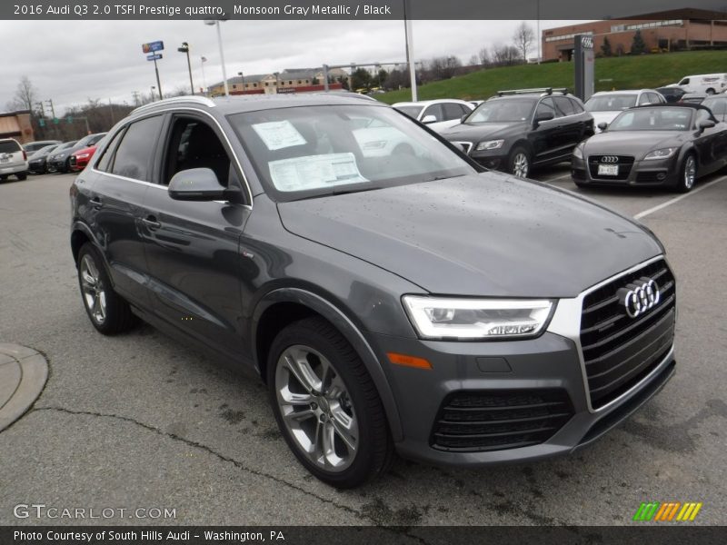 Monsoon Gray Metallic / Black 2016 Audi Q3 2.0 TSFI Prestige quattro