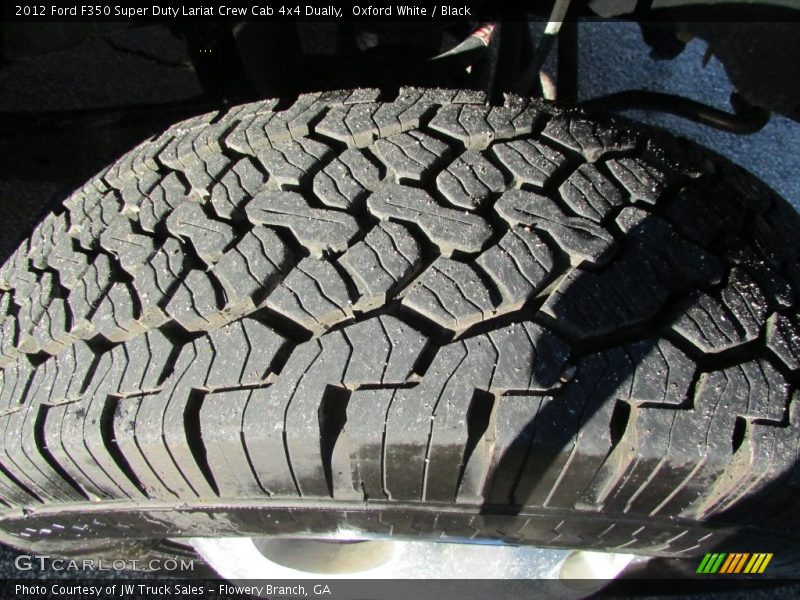 Oxford White / Black 2012 Ford F350 Super Duty Lariat Crew Cab 4x4 Dually