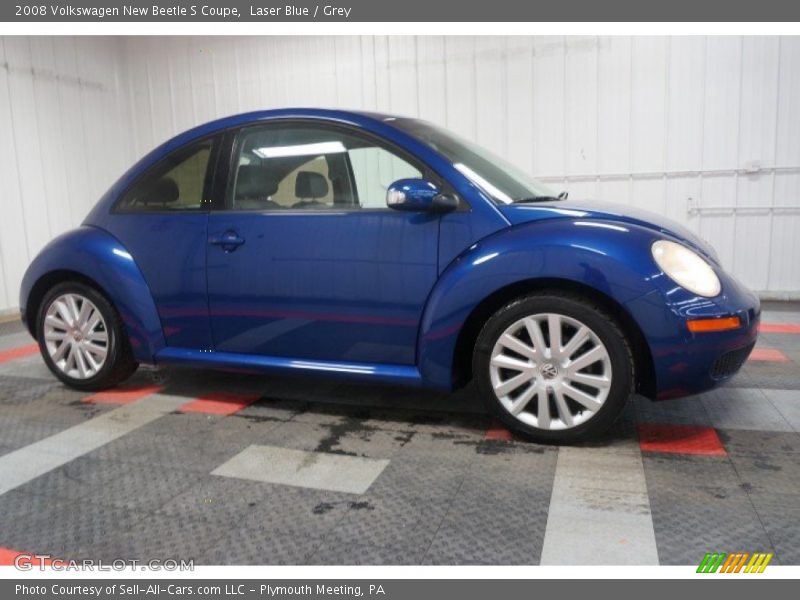Laser Blue / Grey 2008 Volkswagen New Beetle S Coupe