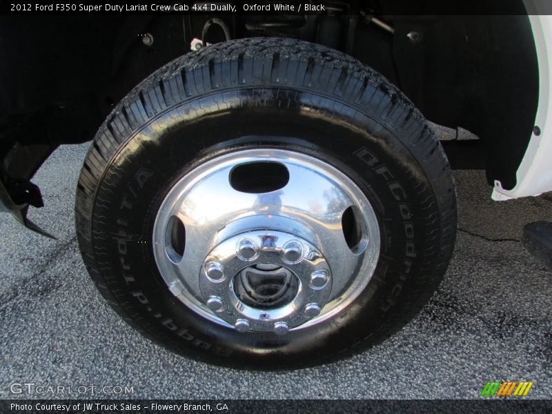Oxford White / Black 2012 Ford F350 Super Duty Lariat Crew Cab 4x4 Dually