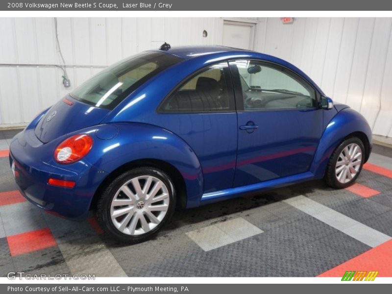 Laser Blue / Grey 2008 Volkswagen New Beetle S Coupe