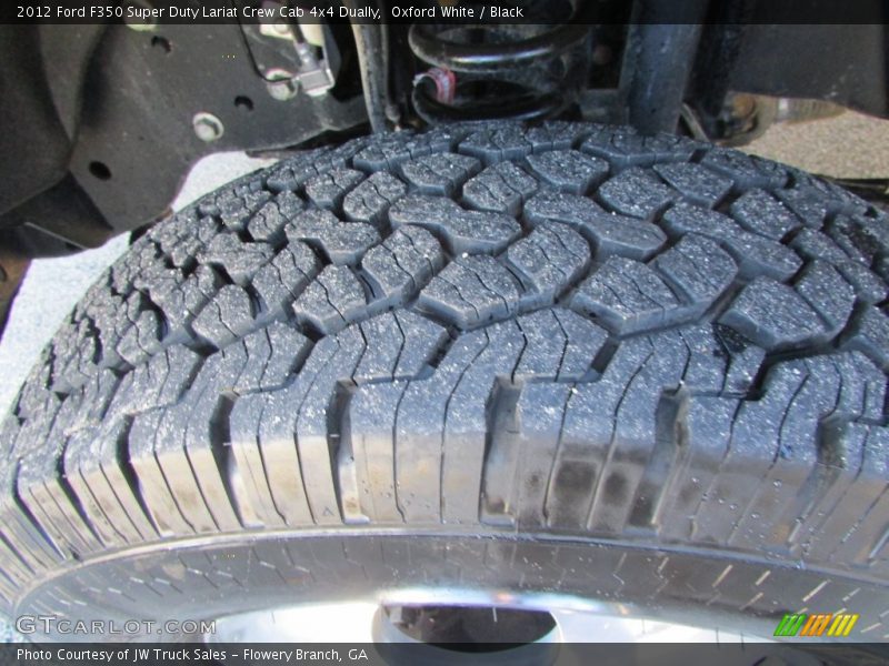 Oxford White / Black 2012 Ford F350 Super Duty Lariat Crew Cab 4x4 Dually
