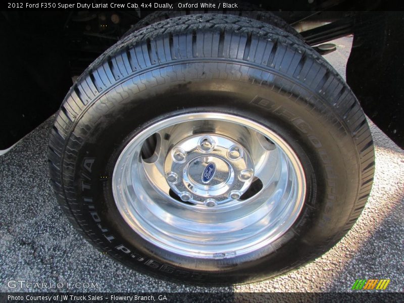 Oxford White / Black 2012 Ford F350 Super Duty Lariat Crew Cab 4x4 Dually