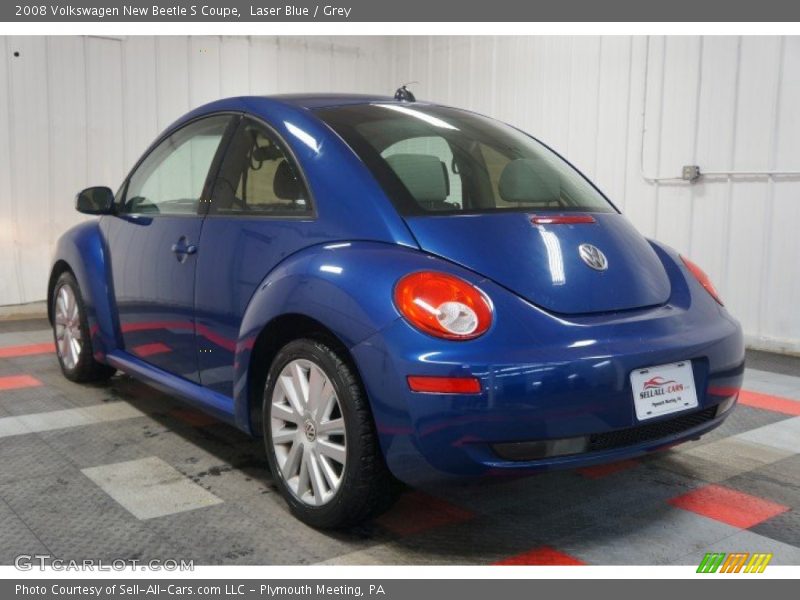 Laser Blue / Grey 2008 Volkswagen New Beetle S Coupe