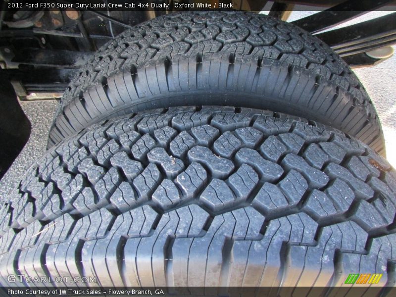 Oxford White / Black 2012 Ford F350 Super Duty Lariat Crew Cab 4x4 Dually