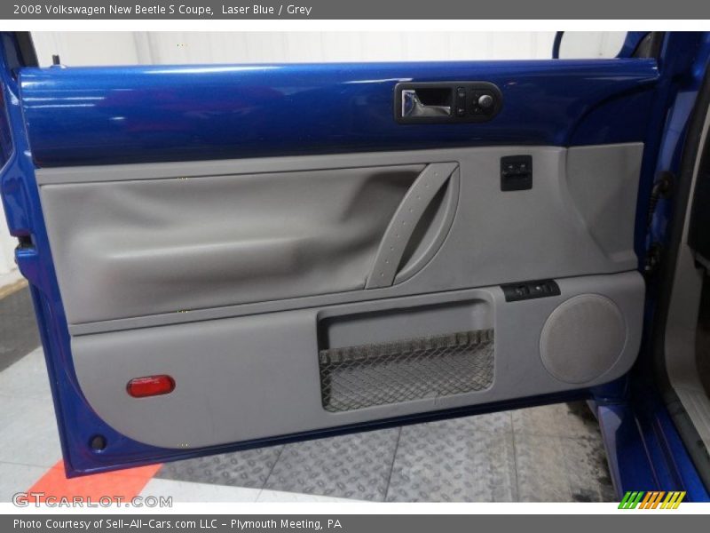 Laser Blue / Grey 2008 Volkswagen New Beetle S Coupe