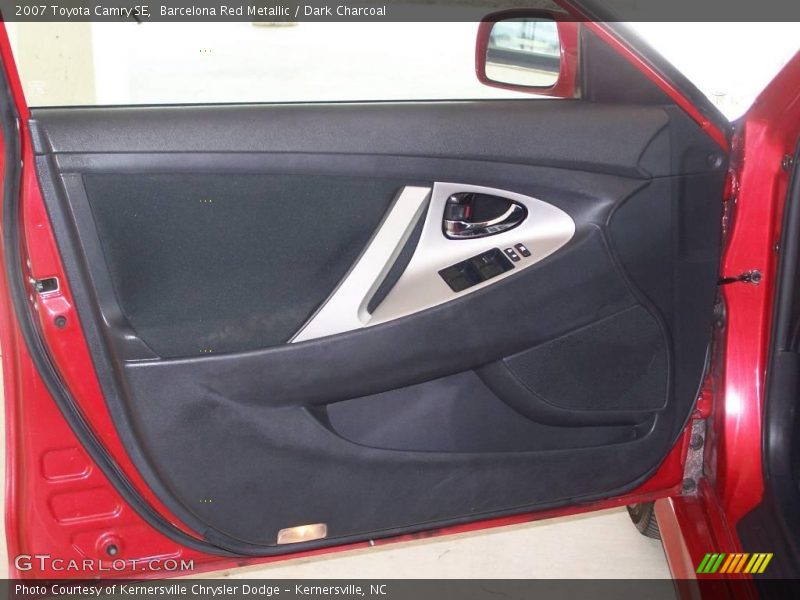 Barcelona Red Metallic / Dark Charcoal 2007 Toyota Camry SE