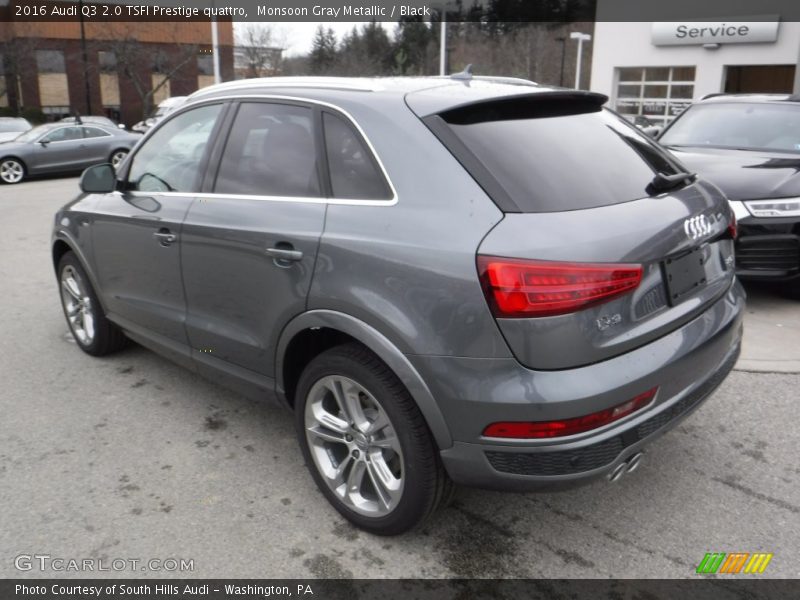 Monsoon Gray Metallic / Black 2016 Audi Q3 2.0 TSFI Prestige quattro